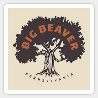 Big Beaver, PA - Tree Sticker